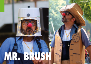 Spettacolo di Mimo e Clownnerie – Mr. Brush