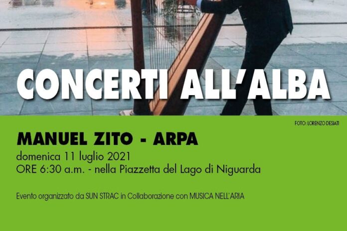 Concerti all’alba: Manuel Zito – arpa | domenica 11 luglio