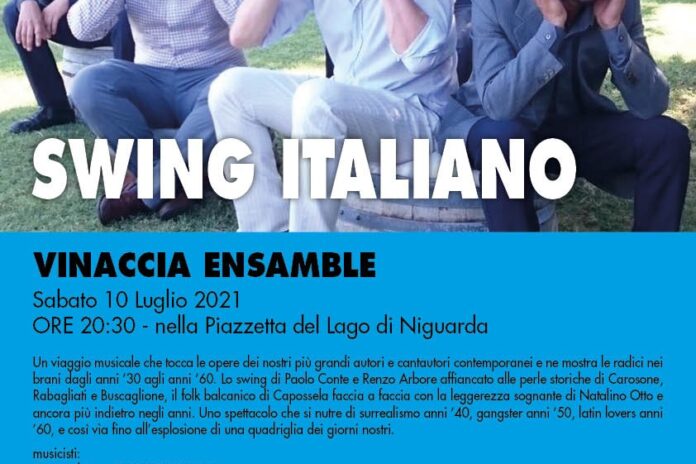 Sabato 10 luglio | Swing italiano al Lago Niguarda