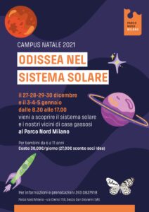 Odissea nel sistema solare | Campus di Natale al Parco