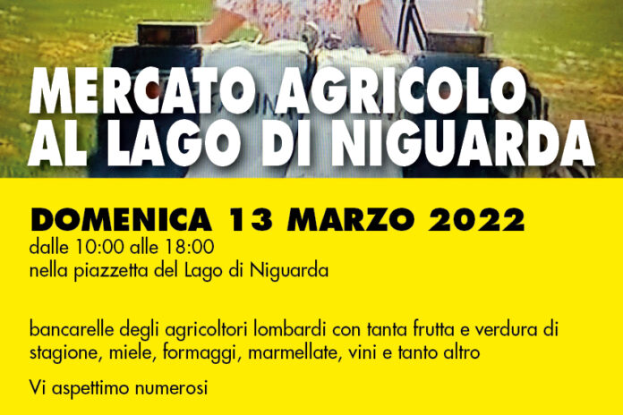 Domenica 13 marzo: Mercato agricolo al Lago Niguarda