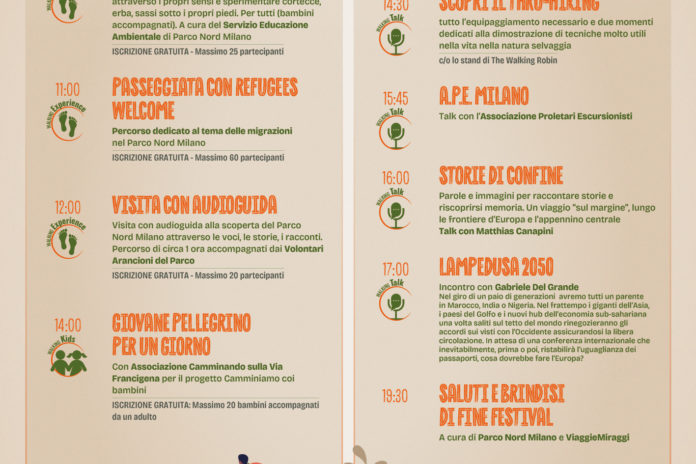 Sabato e domenica 10-11 maggio: Camminare. Il Festival del Social walking