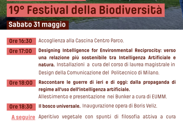 Sabato 31 maggio: Inaugurazione Festival della Biodiversità