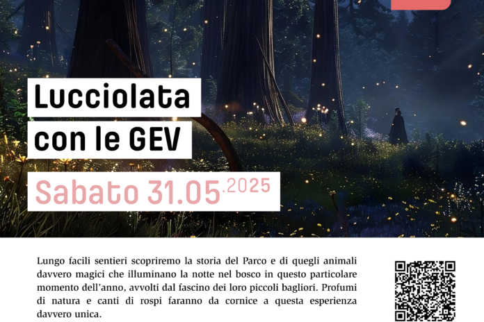 Sabato 31 maggio: Lucciolata con le GEV