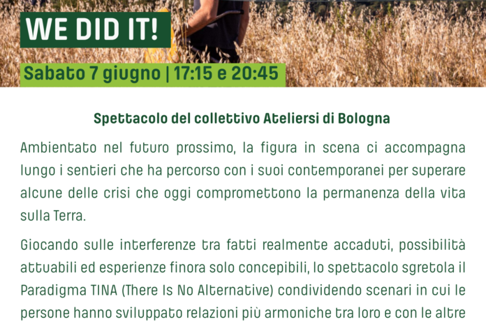 Sabato 7 giugno: WE DID IT!