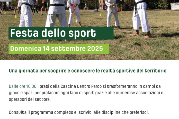 Festa dello sport 2025
