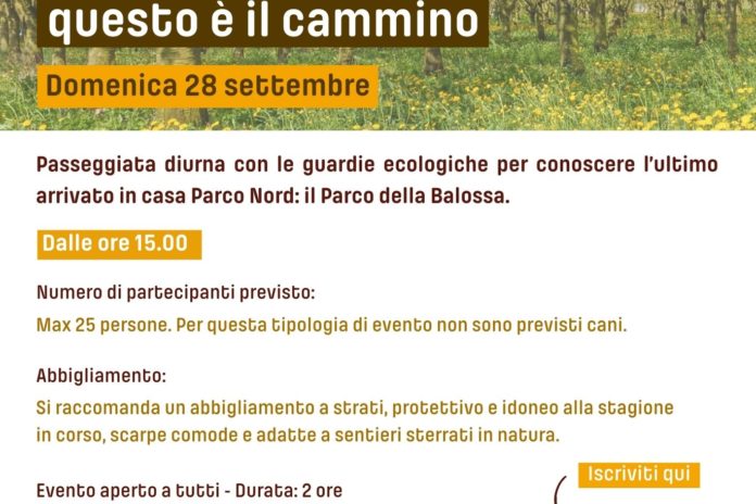 Seconda ciliegia a destra questo è il cammino