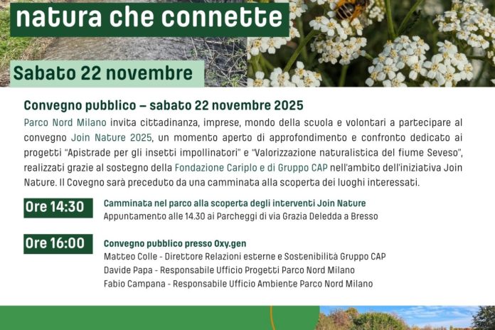 JOIN NATURE A PARCO NORD MILANO: NATURA CHE CONNETTE