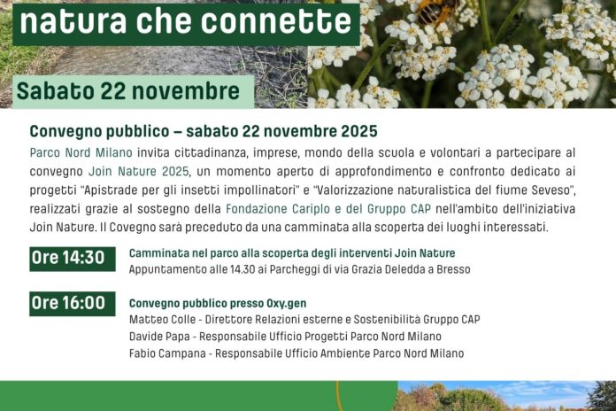 JOIN NATURE A PARCO NORD MILANO: NATURA CHE CONNETTE