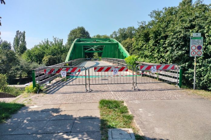 Chiusura temporanea Passerella Clerici